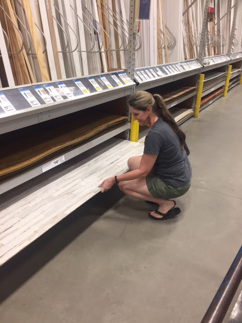 shopping at lowe's