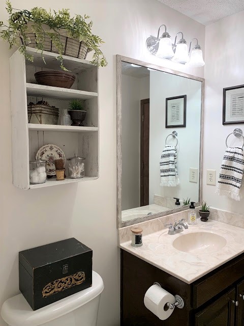 Budget Bathroom Makeover < At Home in the Wildwood