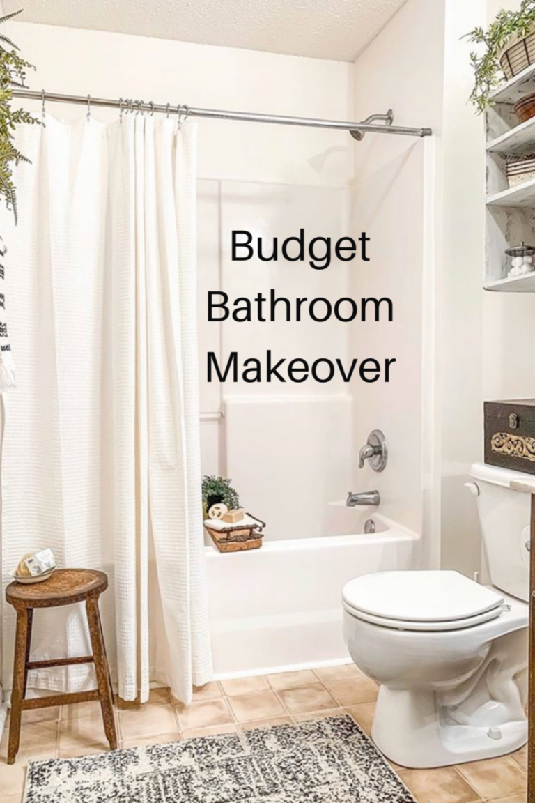Budget Bathroom Makeover
