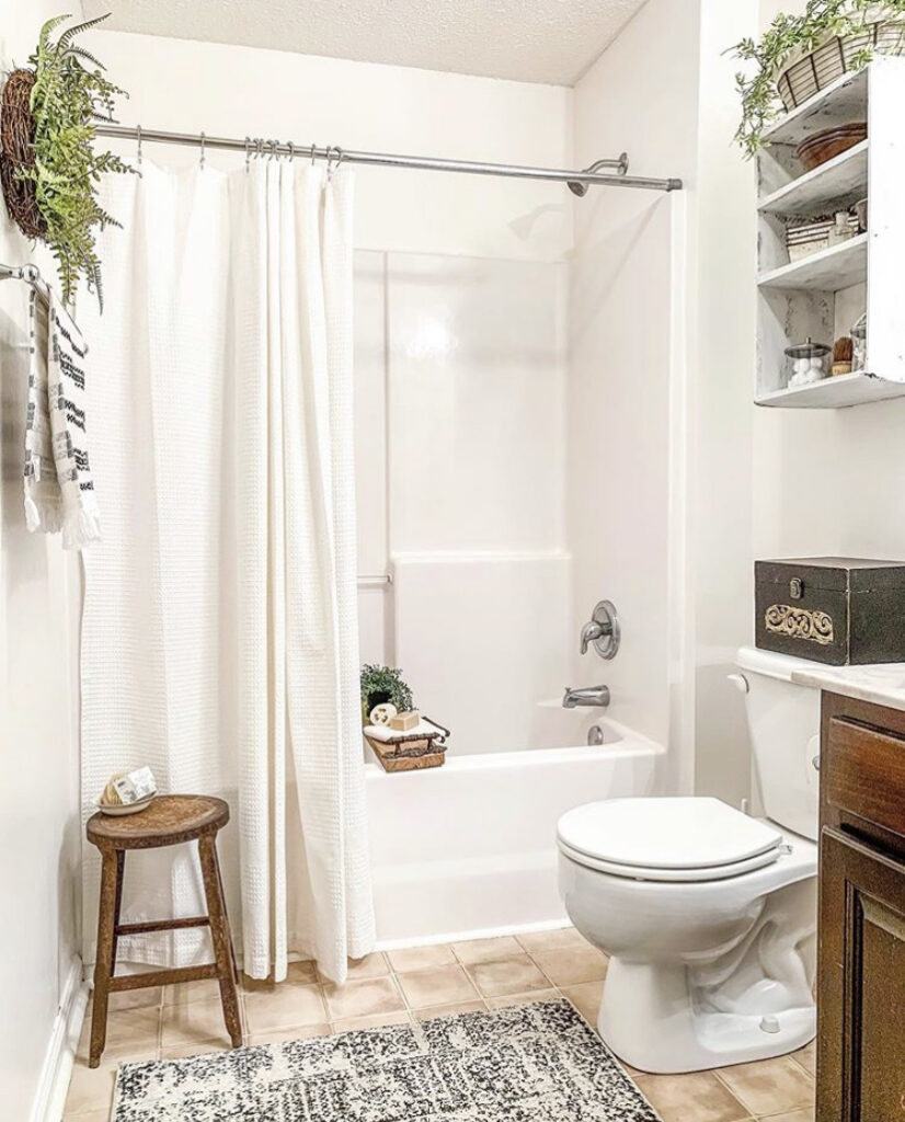 Budget Bathroom Makeover < At Home in the Wildwood