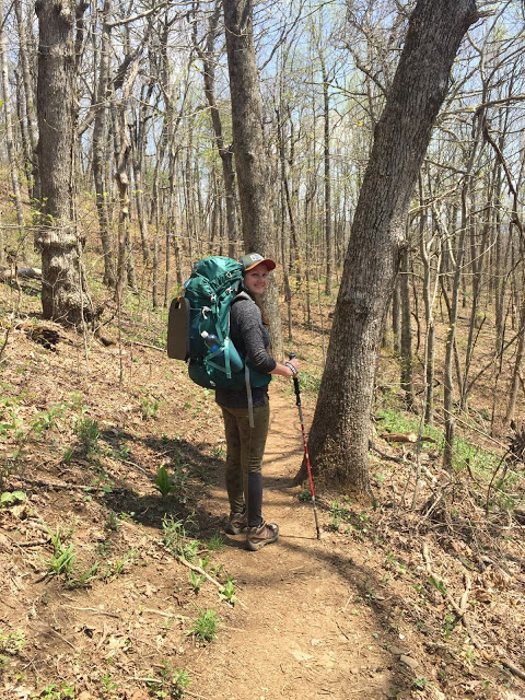 section hiker on the Appalachian Trail