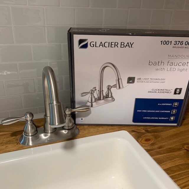 glacier bay faucet, camper faucet, glacier bay