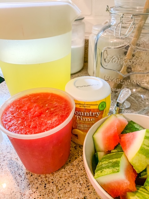 ingredients for watermelon lemonade, watermelon lemonade ingredients, how to make watermelon lemonade