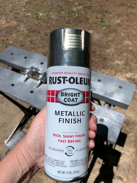 rust-oleum bright coat metallic finish in chrome