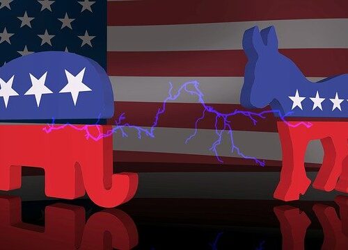 republican and democrat party symbols