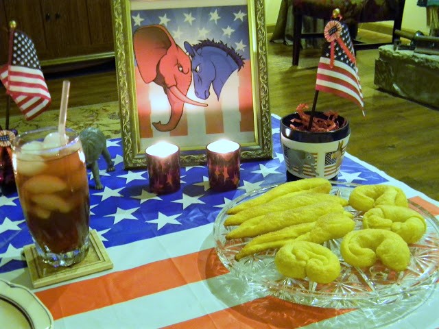 elephant ears and donkey tails desserts for election party