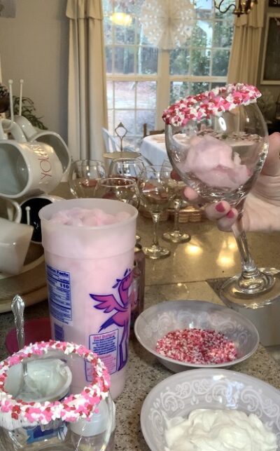 How to make Cotton Candy Mocktails