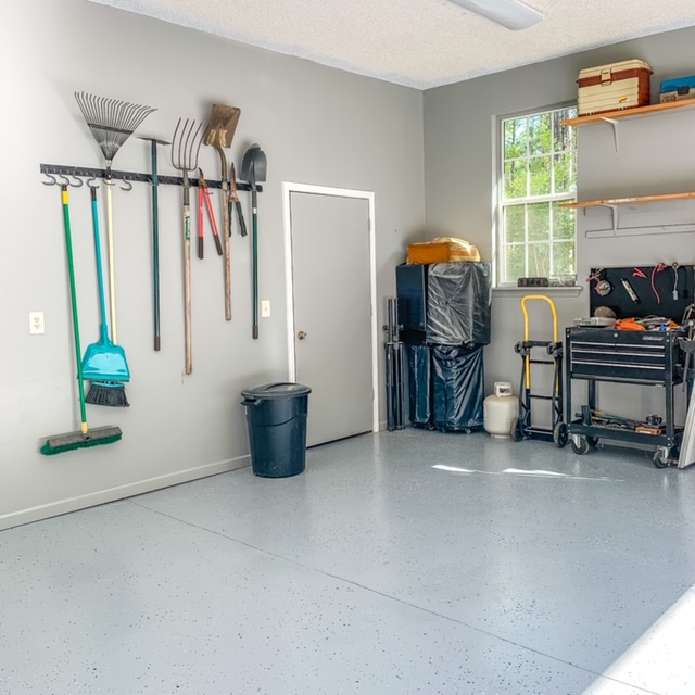 DIY garage organization project