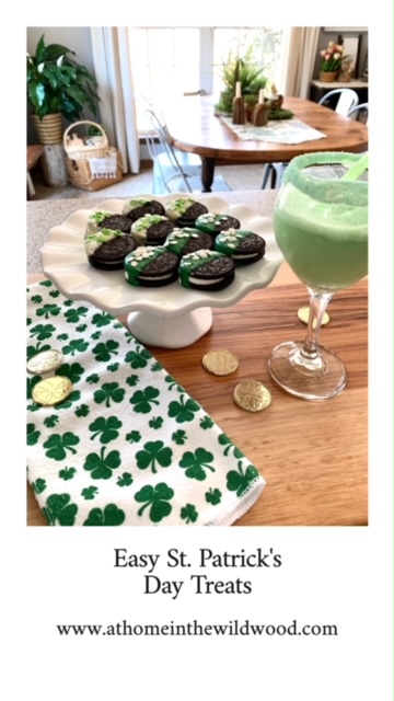 Celebrate St. Patrick's Day with dipped Oreos and Leprechaun Punch