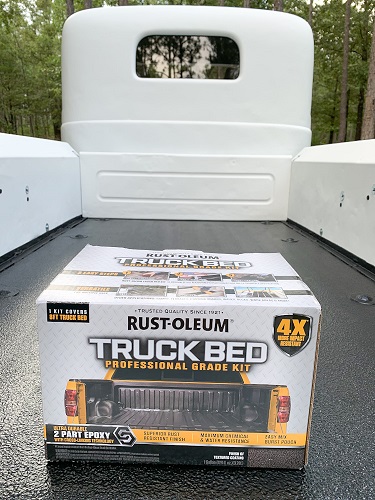 The Rust-Oleum Truck Bed Professional Kit is easy to use and an affordable option