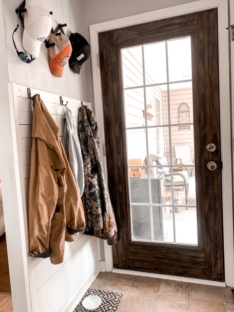 diy coat and hat rack