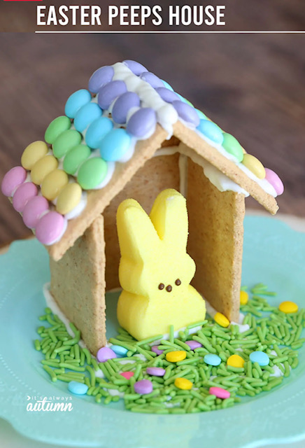 Easter peeps house