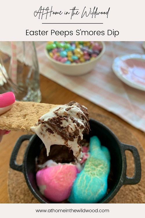 easter peeps smores dip