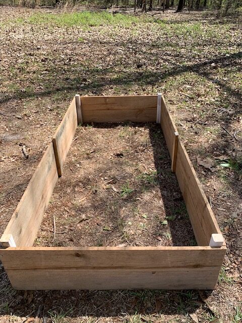 diy raised garden bed project