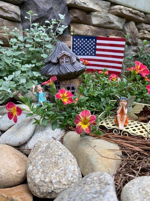 outdoor fairy garden