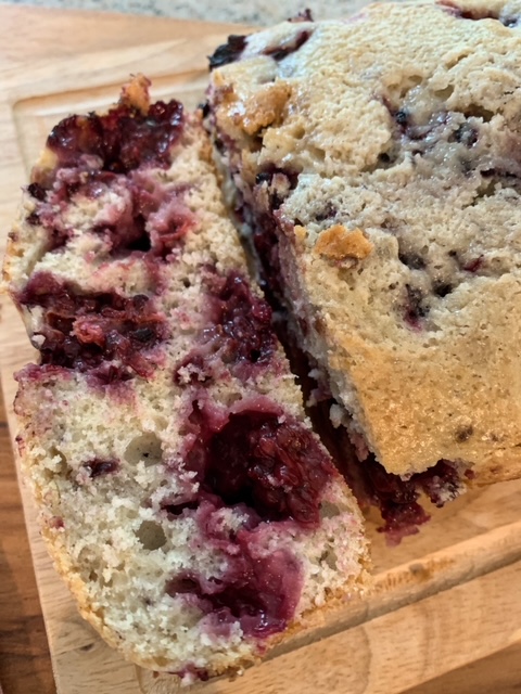 homemade blackberry bread