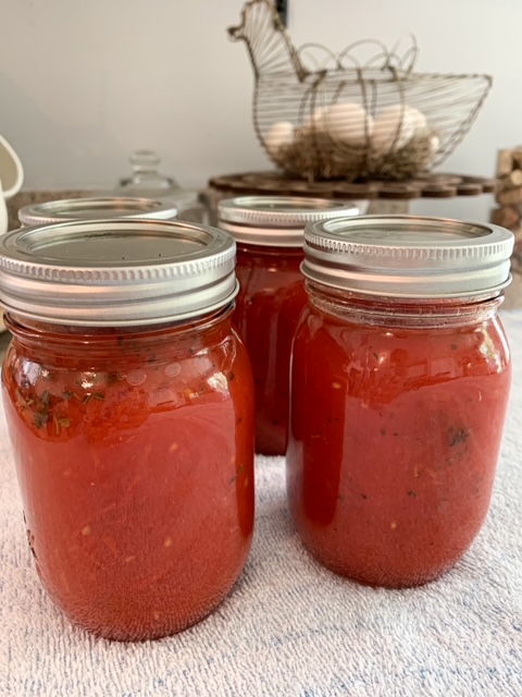 water bath canned tomato sauce