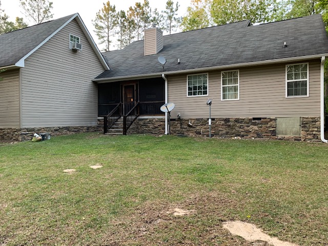 before photo of patio install