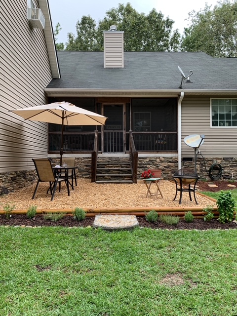 building a gravel patio