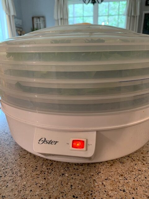 food dehydrator used to dry herbs