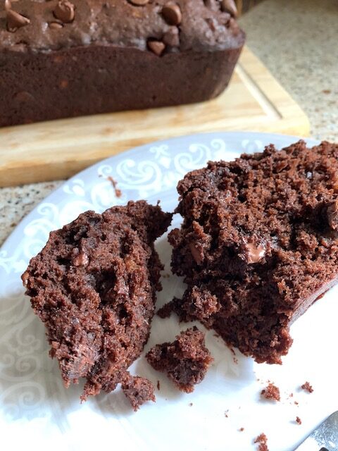 yummy chocolate banana bread