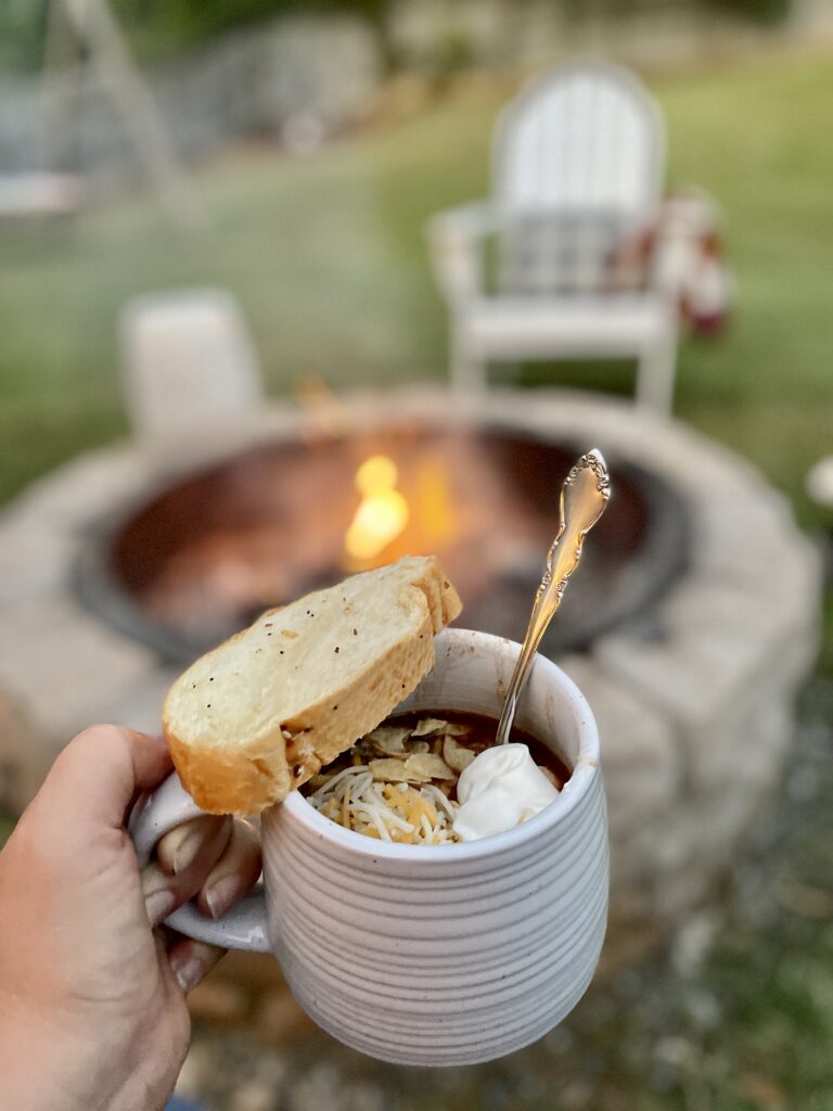 back yard fire pit