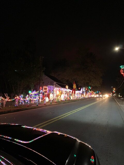 Ball Street Christmas lights Perry GA