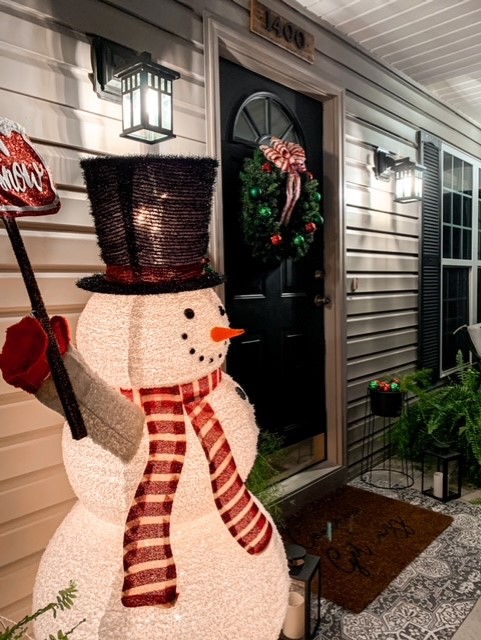 Christmas porch decorations