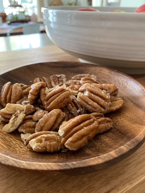 lightly salted toasted pecans
