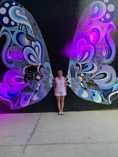 San Antonio Butterfly Mural