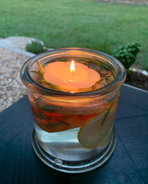 homemade insect repellent candle