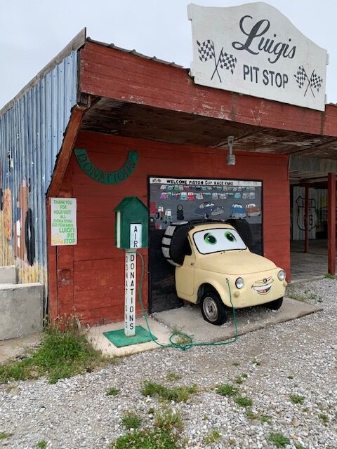 Luigi's Pit Stop along Route 66