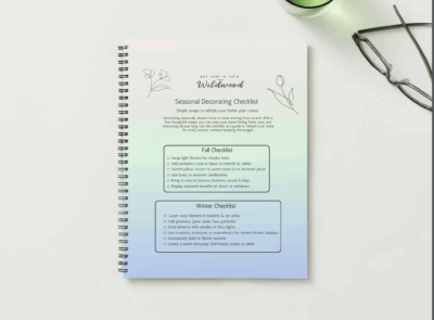 seasonal decorating checklist